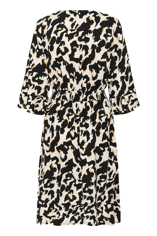 SAINT TROPEZ - Marca Kjole Orchid Painted Leopard