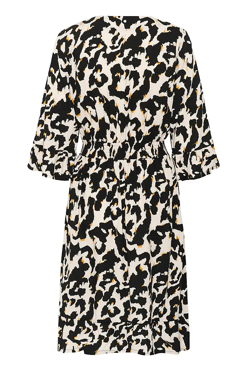 SAINT TROPEZ - Marca Kjole Orchid Painted Leopard