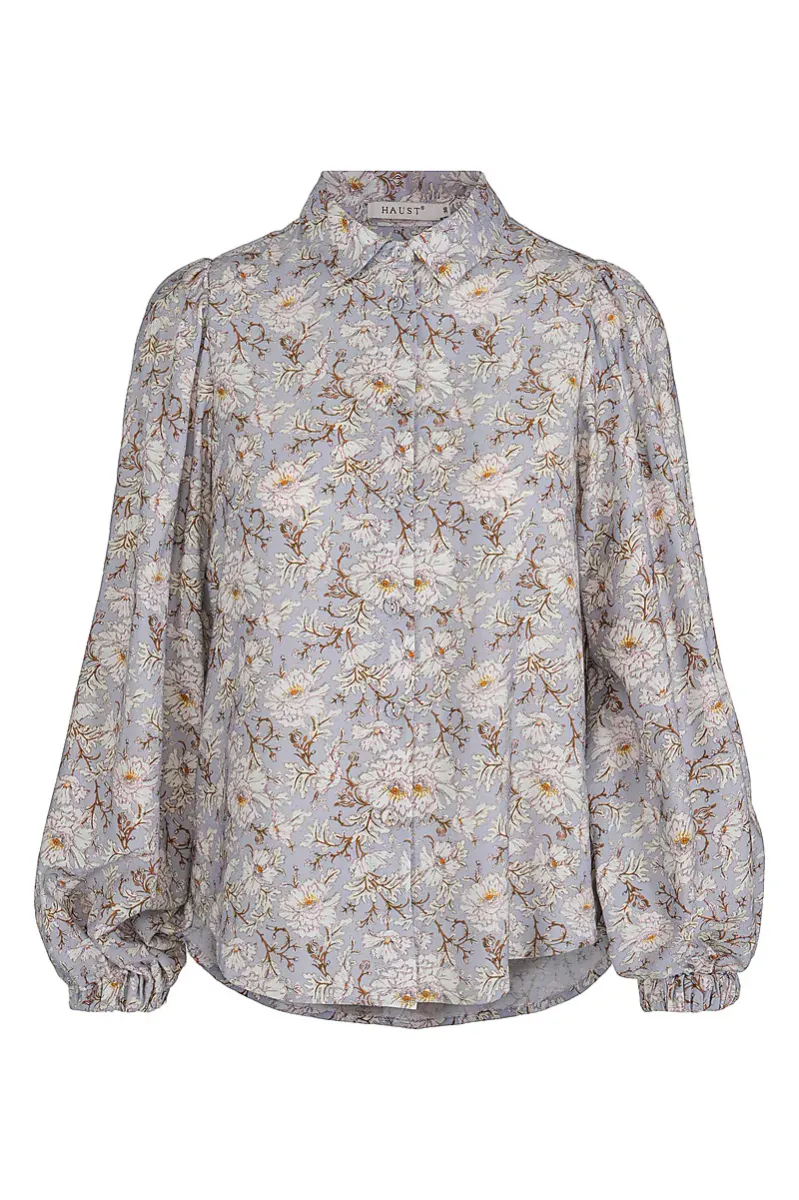 HAUST - Feminine A-shape Blouse Blue