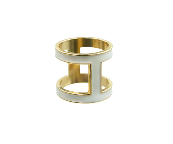 Hovedbilde Skjerf Ring H Hvit