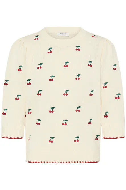 Hovedbilde B.YOUNG - Melba Jumper Marshmallow Embroidery