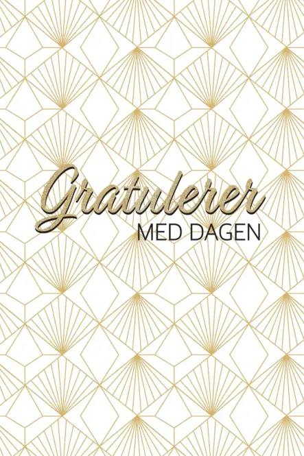 Hovedbilde NORWAY DESIGNSTUDIO - Kort Gratulerer Gullmønster