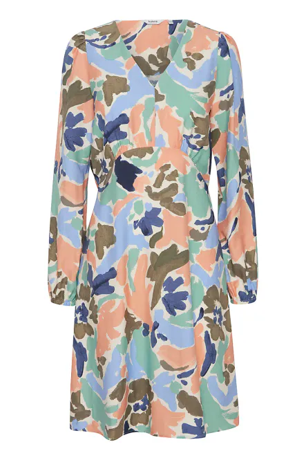 Hovedbilde B YOUNG - Kjole V-hals Ihamma Creme de Menthe Mix