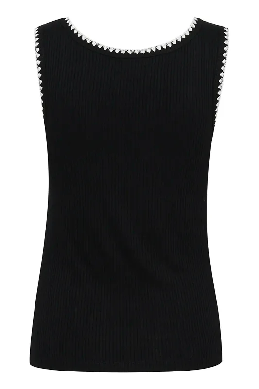 CREAM - Ribba Top Pitch Black