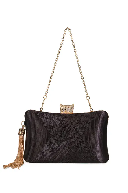 Hovedbilde HAUST - Tassel Party Bag Black