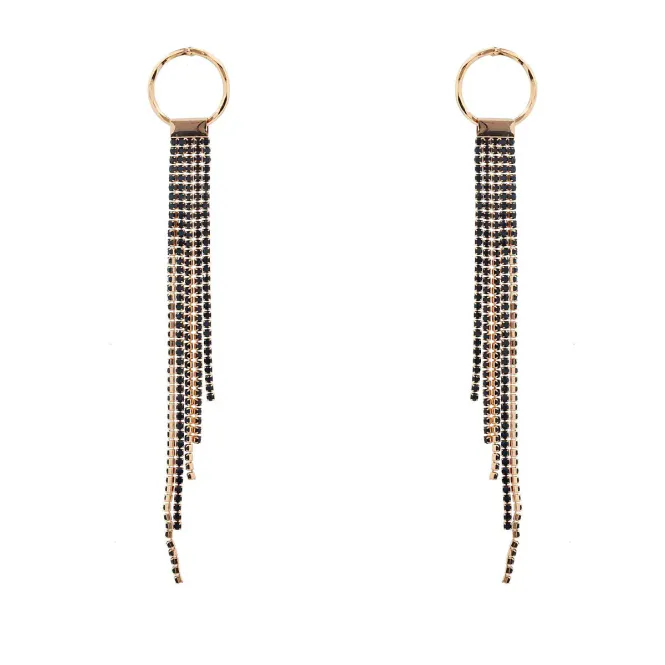 Hovedbilde NORA NORWAY - Modena Drop Ear Gold Jeansblue