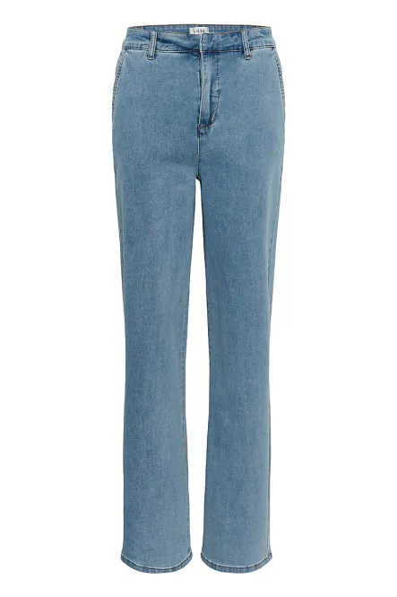 Hovedbilde CREAM - Visti Straight Leg Pant Cleveland Light ...