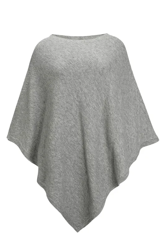 VANNUCCI - Ladie's Poncho Beige